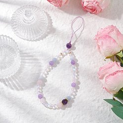 Средний Фиолетовый Мобильные ремни moonstone, с нейлоновой нитью, средне фиолетовый, 211 мм