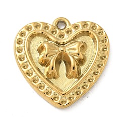 Настоящее золото 18K Ионное покрытие (ip) 304 подвеска из нержавеющей стали со стразами, сердце, реальный 18 k позолоченный, 22x22x4 мм, отверстие : 1.6 мм