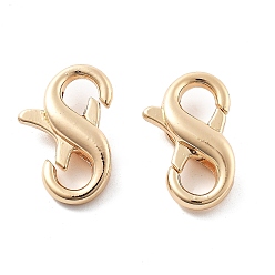 Light Gold Карабин-лобстеры, латунные, золотой свет, 16x9.5x4.5 мм, отверстие : 4.5x3.5 мм
