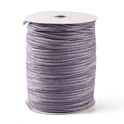Gray 1/8 inch Single Face Velvet Ribbon, Gray, 1/8 inch(3.2mm), about 200yards/roll(182.88m/roll)