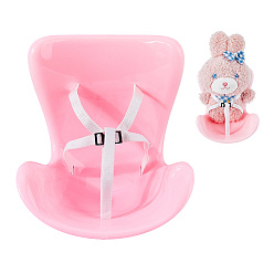 Бледно-Розовый 1набор пластиковых украшений для стульев, аксессуары для кукольного домика с микро-ландшафтом, притворяясь опорными украшениями, розовый жемчуг, 106x77x112 мм