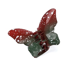 Бабочка Пластиковая заколка для волос с когтями, со сплавочной фурнитурой, аксессуары для волос для девочек и женщин, бабочка, 54x50x84 мм