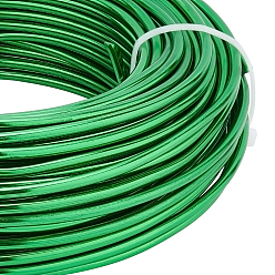 Зеленый Круглый анодированный алюминиевый провод, для изготовления ювелирных изделий, зелёные, 9 датчик, 3 мм, около 82.02 футов (25 м) / 500 г