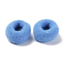 Deep-Sky-blau Mädchen Haar-Accessoires, Pferdeschwanzhalter, elastischen Haargummis, Deep-Sky-blau, 43.5~47x20 mm, Innendurchmesser: 25 mm