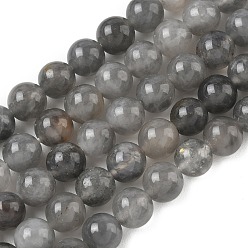 Облако Кварц Естественный облачно кварц бисер пряди, круглые, 8 мм, отверстие : 1 мм, около 45~47 шт / нитка, 15 дюйм