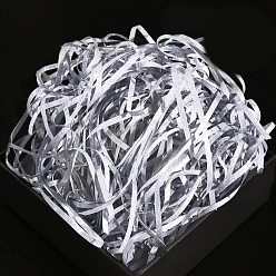 Серебро Бумажный крошечный наполнитель, с блеском порошок, для упаковки подарков и наполнения пасхальной корзины, серебряные, 3 мм, 10 г / мешок