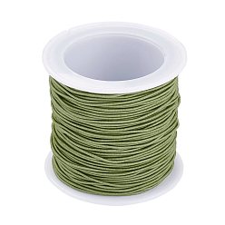 Yellow Green Elastic Cord, Yellow Green, 1mm, about 22.96 yards(21m)/roll