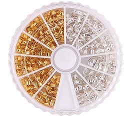 (52) Непрозрачная лаванда Латунная проволока опекунов, разноцветные, 5x6x2 мм, отверстие : 1.5 мм