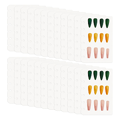 Clear Plastic Notebook Index Divider Sheets, Tab Divider for Binder, Rectangle, Clear, 128x88x1mm, Hole: 4mm