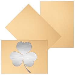 Сэнди Коричневый 3 листы алюминиевые листы, песчаный коричневый, 12.5x17.5x0.08 см