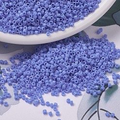 (DBS0730) Opaque Periwinkle MIYUKI Delica Beads Small, Cylinder, Japanese Seed Beads, 15/0, (DBS0730) Opaque Periwinkle, 1.1x1.3mm, Hole: 0.7mm, about 175000pcs/bag, 50g/bag