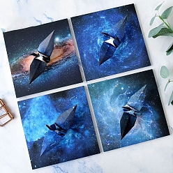 Разноцветный Бумага для оригами, складная бумага ручной работы, для детской школы поделки и декоративно-прикладного искусства, красочный, 142x142 мм