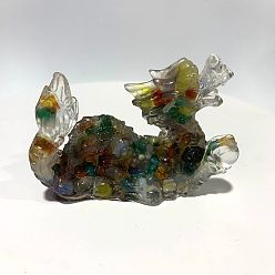 Натуральный Агат Украшения для витрины дракона из натурального агата, фигурка из смолы для украшения дома, украшение для дома по фэн-шуй, 85x35x60 мм