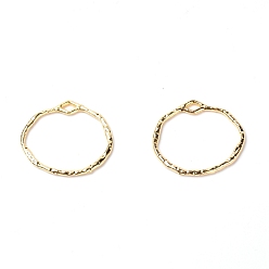 Light Gold Подвески из сплава , плоско-круглые, золотой свет, 21x23x1 мм, отверстие : 1.5x1.5 мм