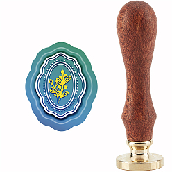 Лист Сургучная печать конверт подарочная печать, с желтым сандалом, лист, 89~90 мм