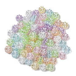 (52) Непрозрачная лаванда Покрытие акриловыми шариками, цветок, разноцветные, 13x13x6.5 мм, отверстие : 3 мм, 714 шт / 500 г