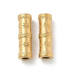 Column 304 из нержавеющей стали бусы, реальный 18 k позолоченный, колонка, 20.5x6 мм, отверстие : 3 мм