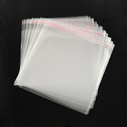 Прозрачный OPP мешки целлофана, квадратный, прозрачные, 16x16 см, односторонний толщина: 0.035 mm, внутренней меры: 13.5x16 см