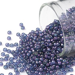 (328) Gold Luster Moon Shadow TOHO Round Seed Beads, Japanese Seed Beads, (328) Gold Luster Moon Shadow, 11/0, 2.2mm, Hole: 0.8mm, about 1110pcs/bottle, 10g/bottle
