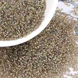 (RR3540) Fancy Lined Champagne Miyuki runde Rocailles Perlen, japanische Rocailles, (rr 3540) ausgefallener Champagner, 15/0, 1.5 mm, Loch: 0.7 mm, ca. 250000 Stk. / Pfund
