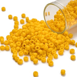 (42BF) Opaque Frost Sunshine Тохо 6/0 круглые бусины, японский бисер, (42 bf) непрозрачный морозный солнечный свет, 4 мм, отверстие : 1.5 мм, Около 7570 шт / фунт