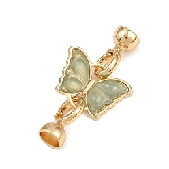 Настоящее золото 18K Латунь раз по сравнению с застежками, cmолой, бабочка, реальный 18 k позолоченный, 38.5 мм