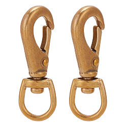 Античное Золото Латунь поворотные пряжки, античное золото , 85x30x13 мм