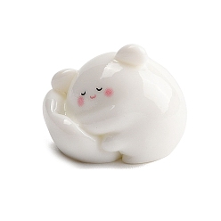 Ghost Статуэтки из смолы на хеллоуин для украшения рабочего стола в домашнем офисе, призрак, 18x22x17 мм