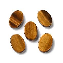 Тигровый глаз Природных тигровый глаз кабошонов, Плоско-овальные, 18x12x3 мм