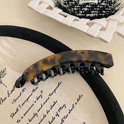 Перу Заколки для волос банан из ацетата целлюлозы (смолы), аксессуары для волос для женщин и девочек, Перу, 128x35 мм