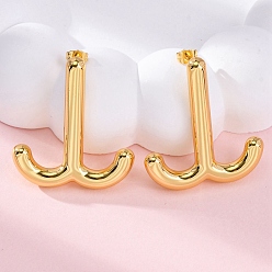 Золотой 304 серьги-гвоздики из нержавеющей стали для женщин, золотые, 35x31 мм