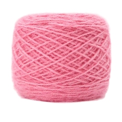 Ярко-Розовый Пряжа мохер, для ткачества, вязание крючком, ярко-розовый, 1.5~2 мм, около 150г/моток