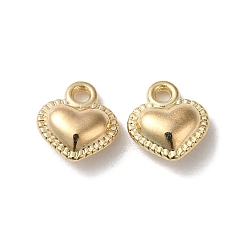 Золотой Пластиковые прелести ccb, шарма сердца, золотые, 13x11.5x5 мм, отверстие : 2 мм