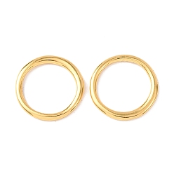 Настоящее золото 24K Латунные соединительные колечки, круглые кольца, без кадмия и без свинца, стойки покрытие, долговечный, реальный 24 k позолоченный, 23.5x2.3 мм, внутренний диаметр: 18.5 мм