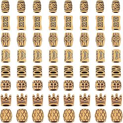 Цвет Древесины Пластиковые шарики, имитация дерева, бусины с большим отверстием, колонка, деревесиные, 15.5x14.5 мм, отверстие : 8.5 мм, 200 шт / коробка