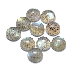 Лабрадорита Природные кабошон лабрадора, полукруглые / купольные, 5x3 мм