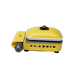 Желтый Газовая плита пластиковая мини модель, аксессуары для кукольного домика с микро-ландшафтом, притворяясь опорными украшениями, желтые, 55x25x20 мм