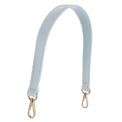 Светло-Голубой Ручки для сумок из искусственной кожи, аксессуары для замены сумок, золотой свет, Небесно-голубой, 480x25 мм