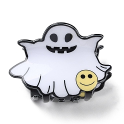 Светло-хаки Заколки для волос из ПВХ на тему Хэллоуина, с железной фурнитурой, аксессуары для волос для женщин девушки густые волосы, призрак, светлый хаки, 47x68x63 мм