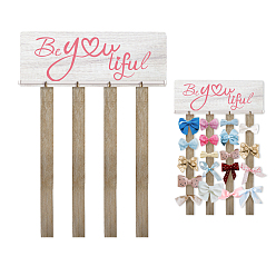 Слово Деревянный подвесной знак приветствия, для украшения входной двери, прямоугольные, слово, 150x400x15 мм