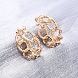 Другие Клипсы из сплава силикона, золотые, цепочка-оберег, 26x9 мм