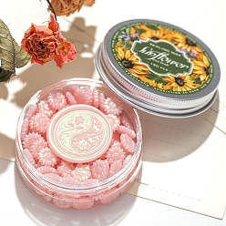 Розовый 150 шт. Частицы сургуча, для ретро печать печать, подсолнечник, туманная роза, 72x28 мм