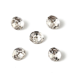Кристалл Стеклянные стразы кабошоны, задние и задние, граненые, квадратный, алмаз, кристалл, 4x3 мм