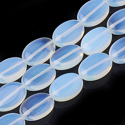 Opalite Perles opalite brins, ovale, 18~18.5x13x6mm, Trou: 1mm, Environ 22 pcs/chapelet, 15.7 pouce