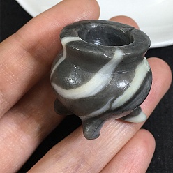 Gemstone Драгоценный камень курильница форма дисплей украшение, подставка-держатель для хрустальной сферы, 30x30 мм