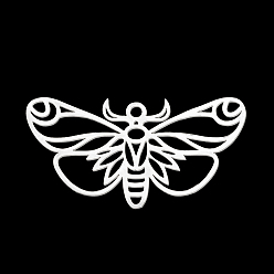 Бабочка Не тускнеющие 201 подвески из нержавеющей стали, прелести животных, цвет нержавеющей стали, бабочки, 33x18 мм