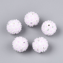 Сливовый Стразы из полимерной глины ручной работы с цветком ромашки из смолы, для телефонных цепей, кукольные брелоки и украшения своими руками, слива, 19~20 мм, отверстие : 1.8~2 мм