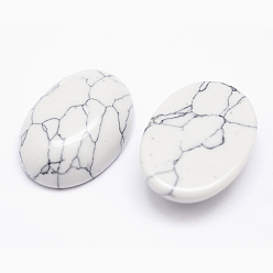 Говлит Синтетический кабошон Говлит, овальные, 25x18x7.5 мм