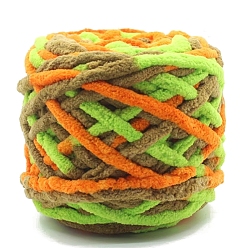 Оранжевый Хлопковая пряжа, для свитера, шапки, носков, детских одеял, оранжевые, 7 мм