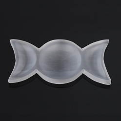 Candy Украшения для скульптур из натурального селенита, для домашнего офисного стола, конфеты, 155x80x10 мм